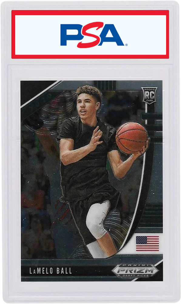 LaMelo Ball 2020 Panini Prizm Basketball Rookie Card RC #278 Graded PS