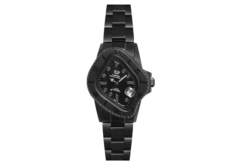 Laarvee MAD DLC BLK Exclusive PEA001 45mm in Stainless Steel - GB