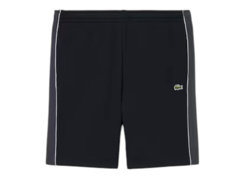 Lacoste Regular Fit Colorblock Fleece Shorts Blackbird/Graphite