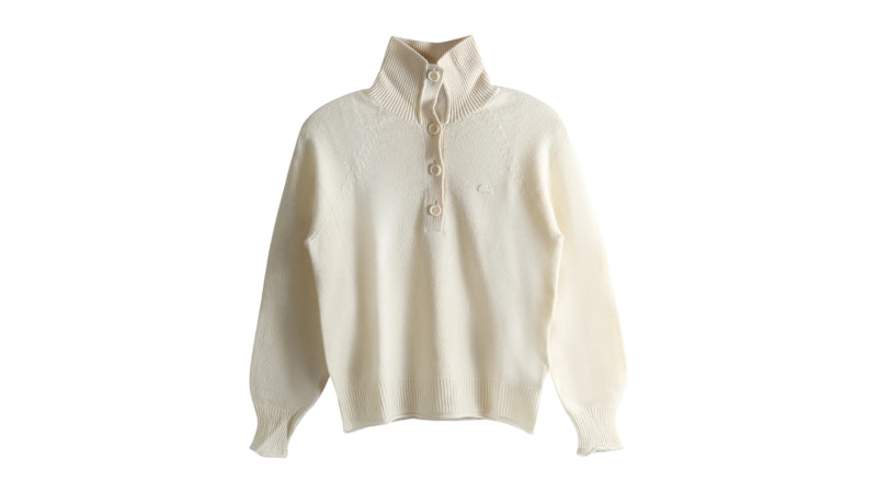 Lacoste Women's Carded Wool High Neck Sweater Multicolor