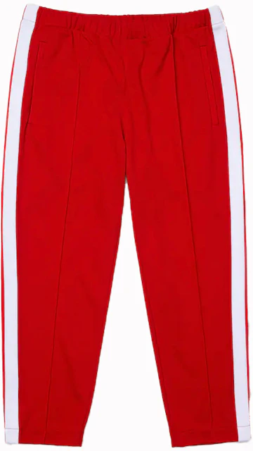 Lacoste x Ricky Regal Contrast Bands Piqué Pants Red - SS21 - GB