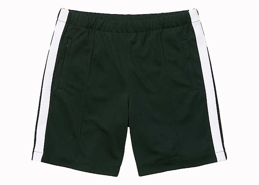 Pre-owned Lacoste X Ricky Regal Contrast Bands Piqué Shorts Green