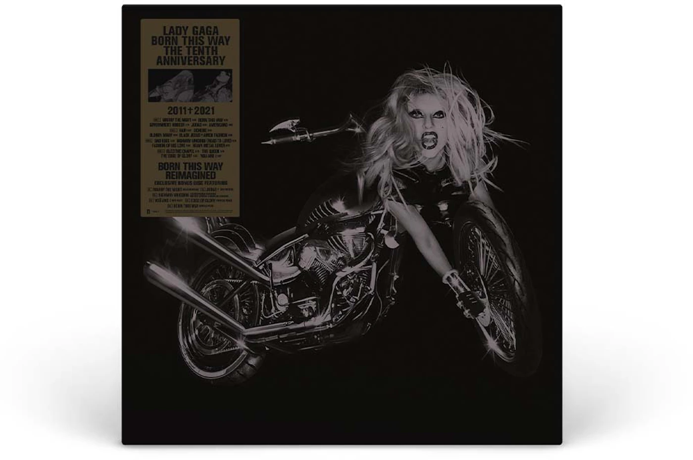 Lady Gaga Born This Way 10th Anniversary Edition (180 Gram) 3XLP Vinyl  Black - IT