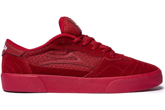 Lakai Cambridge Chocolate Skateboards Reflective Red