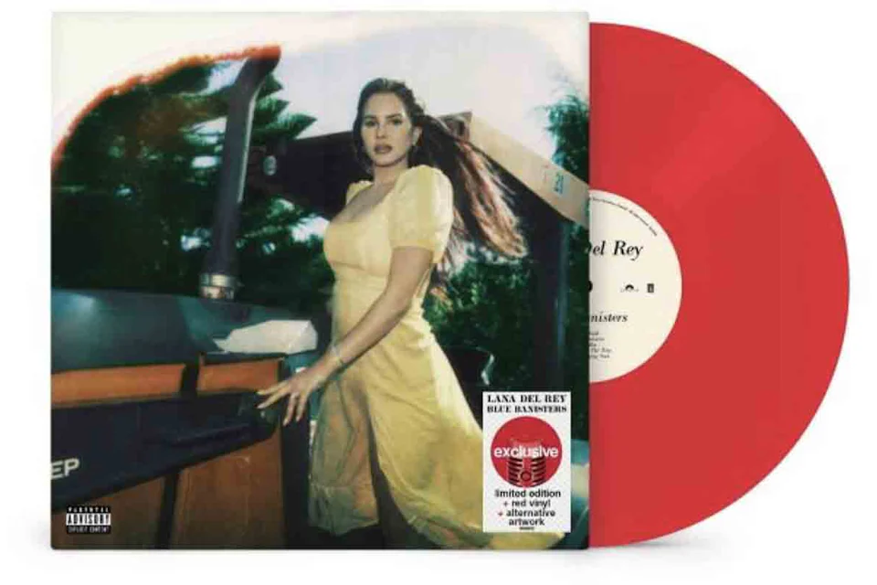 Lana Del Rey Blue Banisters Target Exclusive LP Vinyl Red