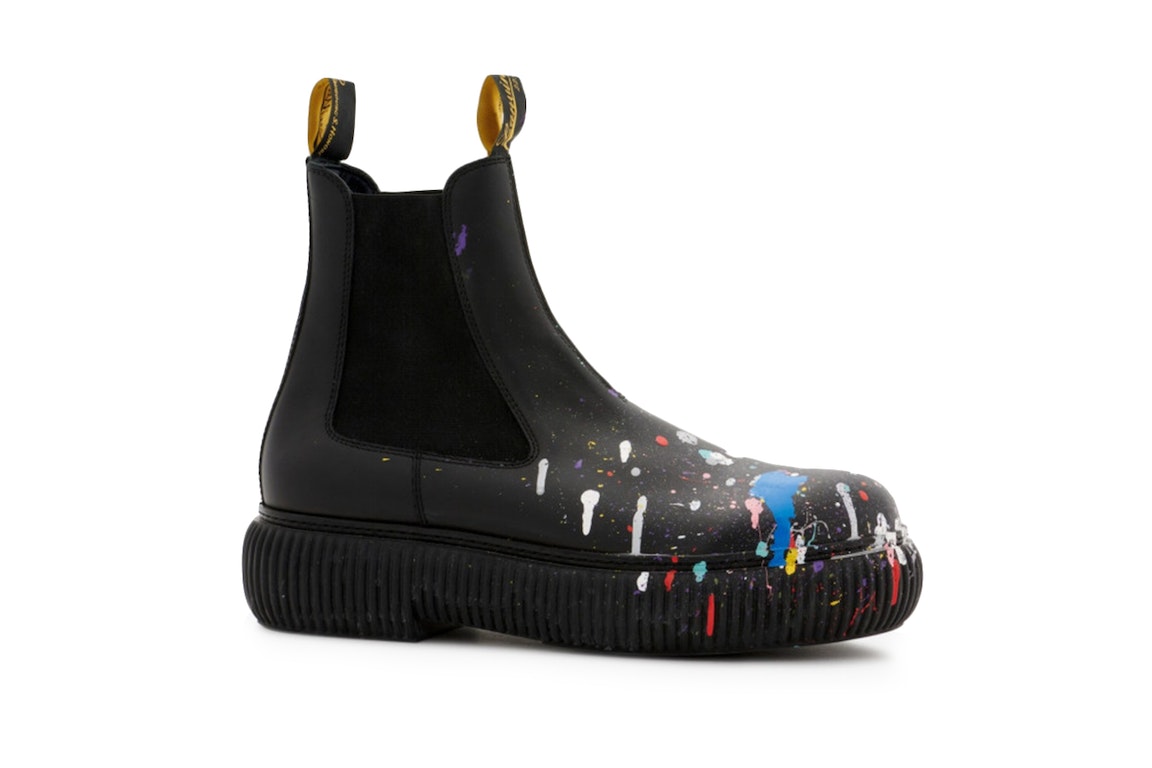 Pre-owned Lanvin Arpege Ankle Boots Gallery Dept. Black Multi In Black/multi