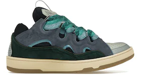 Lanvin Curb Sneaker Grey Dark Green Light Blue