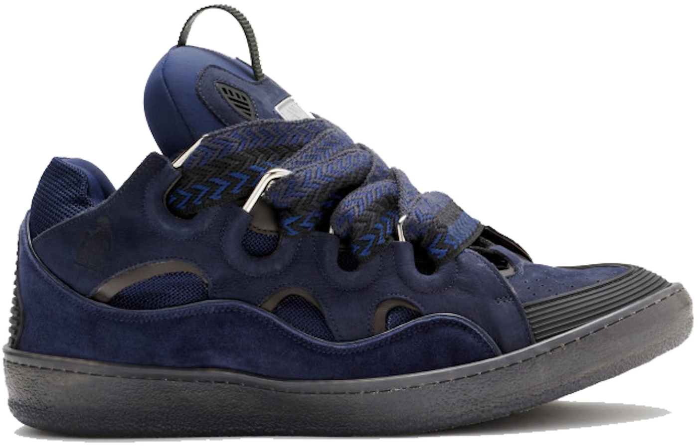 Lanvin Curb Sneaker Navy Blue Men's - FM-SKRK11-TRAG-A22 - US