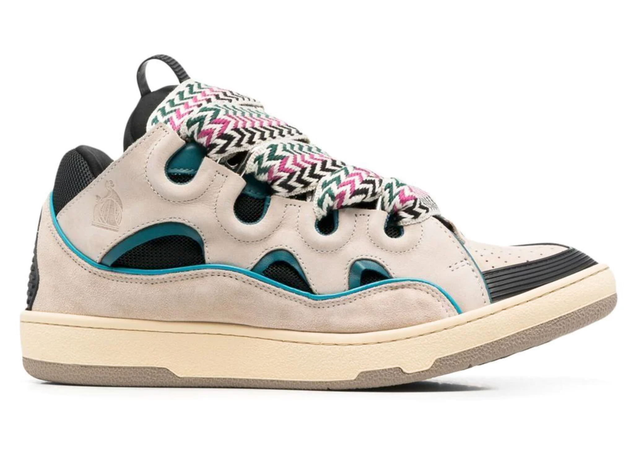 Lanvin Curb Sneaker Sail Turquoise Purple