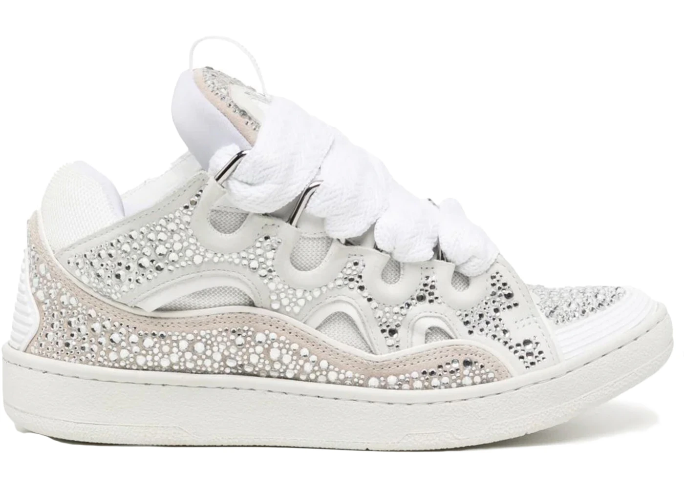 Sneakers Bianca Scarpe Lanvin Donna Lanvin Curb Sneaker