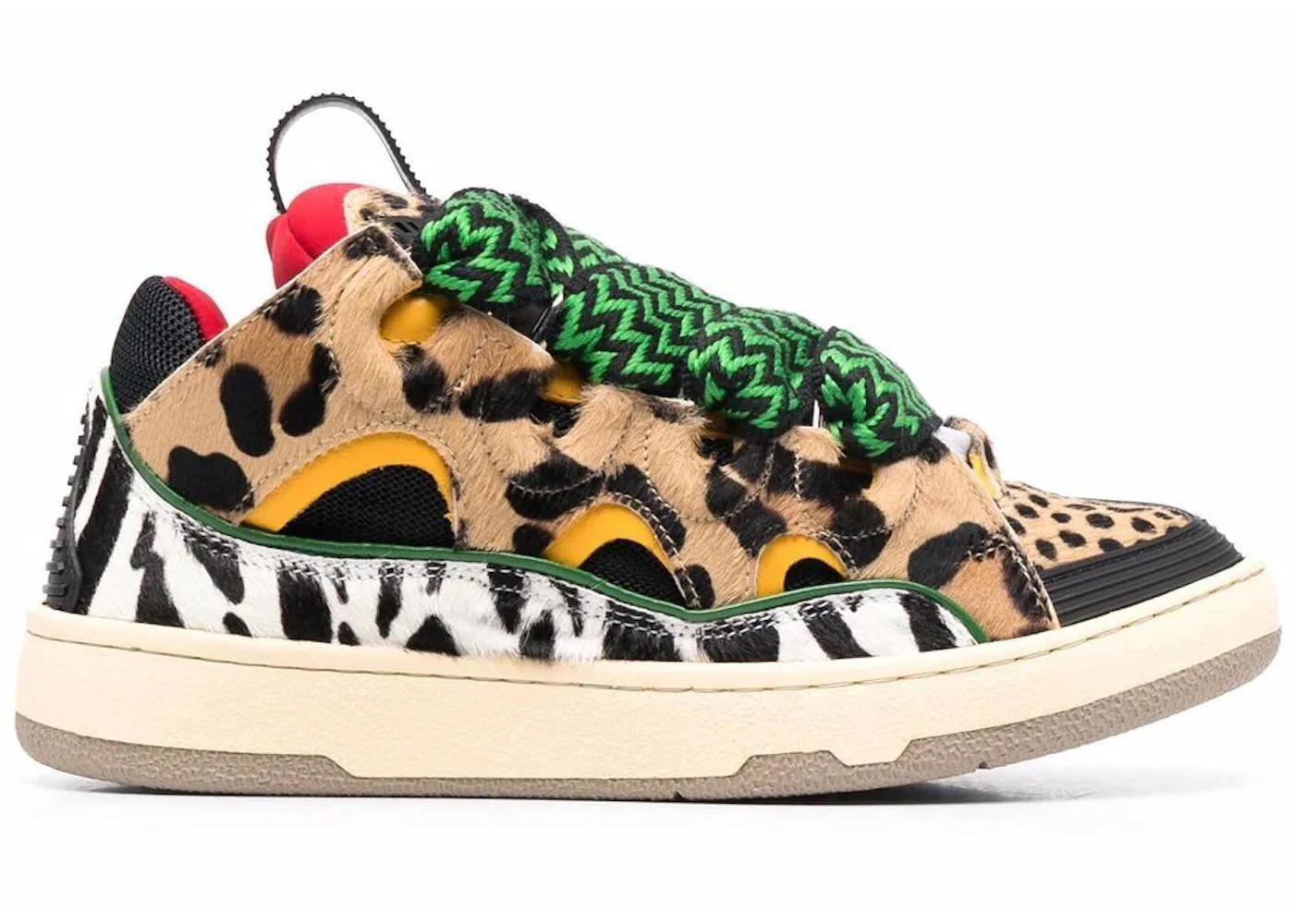 Lanvin Curb Sneakers Leopard Print (Women's) FW-SKDK02-ZLEX-H21 US