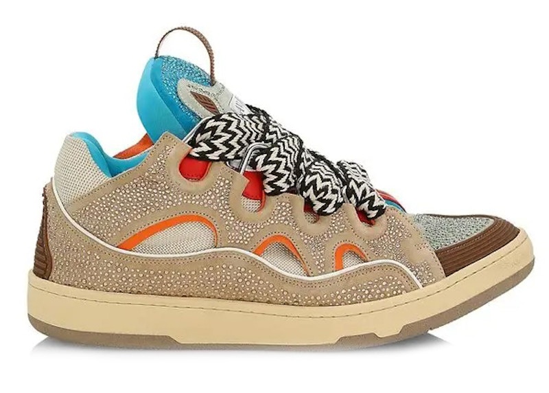 Lanvin Curb Sneaker Ecru Men's - FM-SKRK11-DRAG-E2202 - US