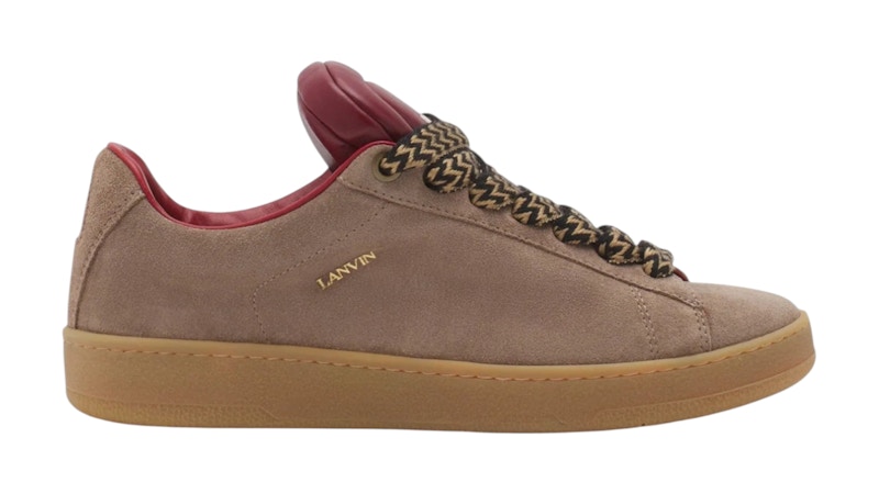 Pre-owned Lanvin Men's X Future Hyper Curb Sneakers In Brown