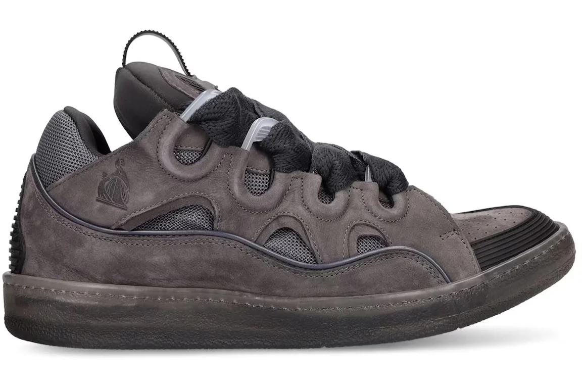 Lanvin Leather Curb Dark Grey Men's - FM-SKRK11-TRAG-P2314 - US