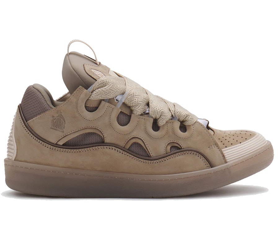 Pre-owned Lanvin Leather Curb Taupe