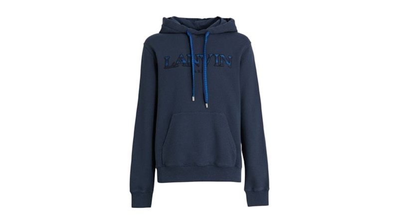 LANVIN パーカー Lanvin Oversized logo-appliqué Hoodie | Black | FARFETCH