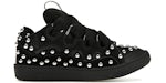 Zapatilla Lanvin Studded Leather Curb Negro