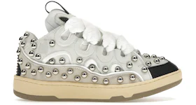 Lanvin Studded Leather Curb Sneaker White (Women's)
