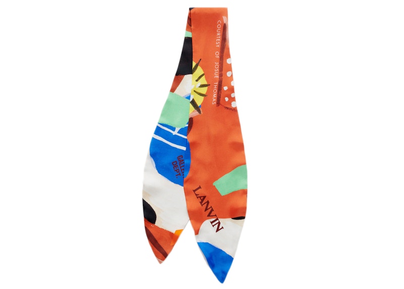 Lanvin x Gallery Dept. Print Silk Scarf Multicolor Men's - SS21 - US