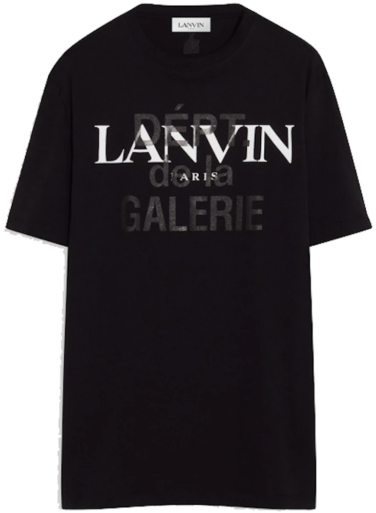 Lanvin x Gallery Dept. Printed T-shirt In French Black Men's - SS21 - US