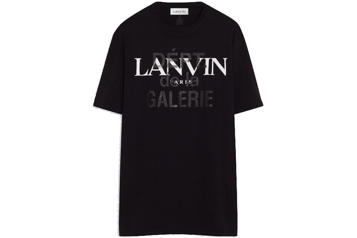 Pre-owned Lanvin X Gallery Dept. Printed T-shirt In French Black