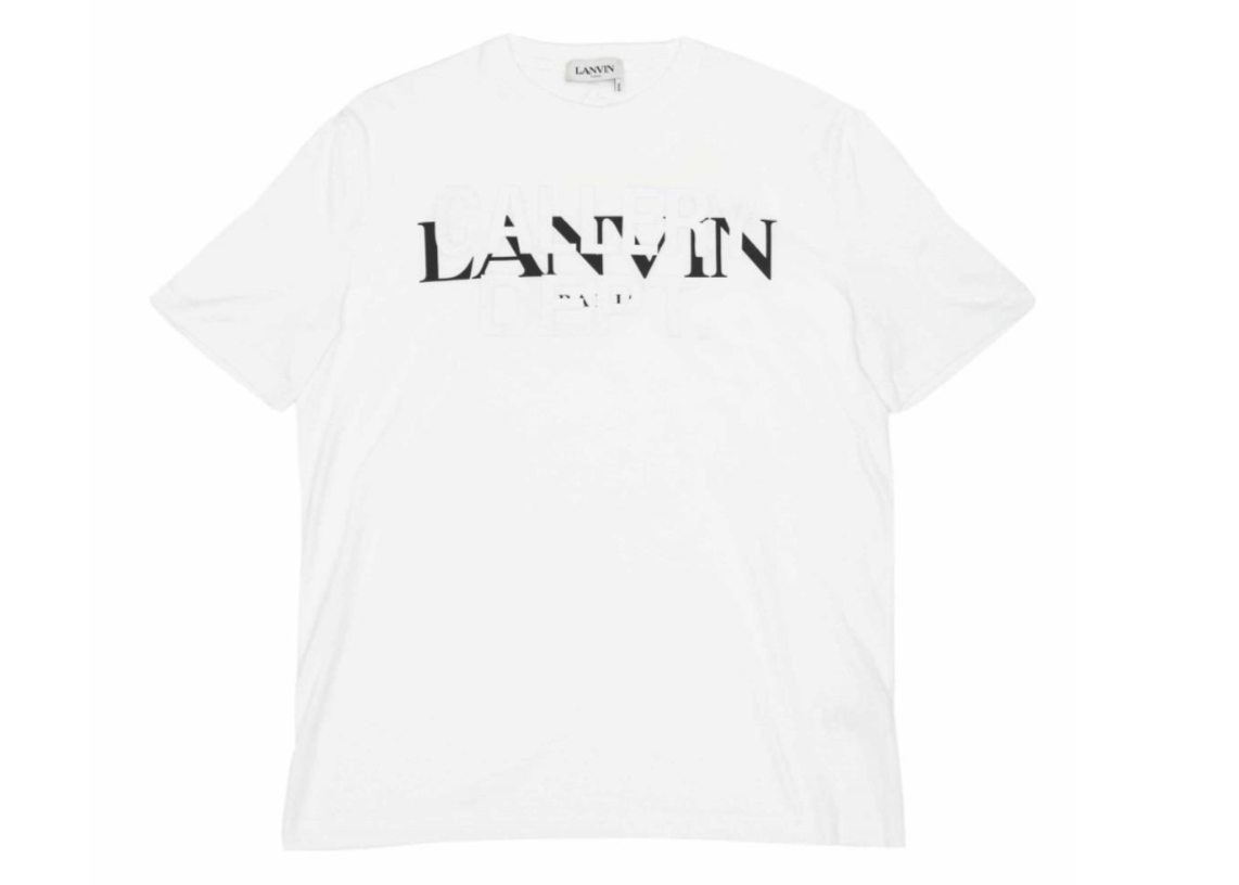 Lanvin x Gallery Dept. Printed T-shirt Optic White メンズ - SS21 - JP