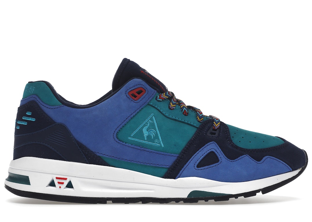 Pre-owned Le Coq Sportif Lcs R1000 Mif Circle Of Friends In Medieval Blue