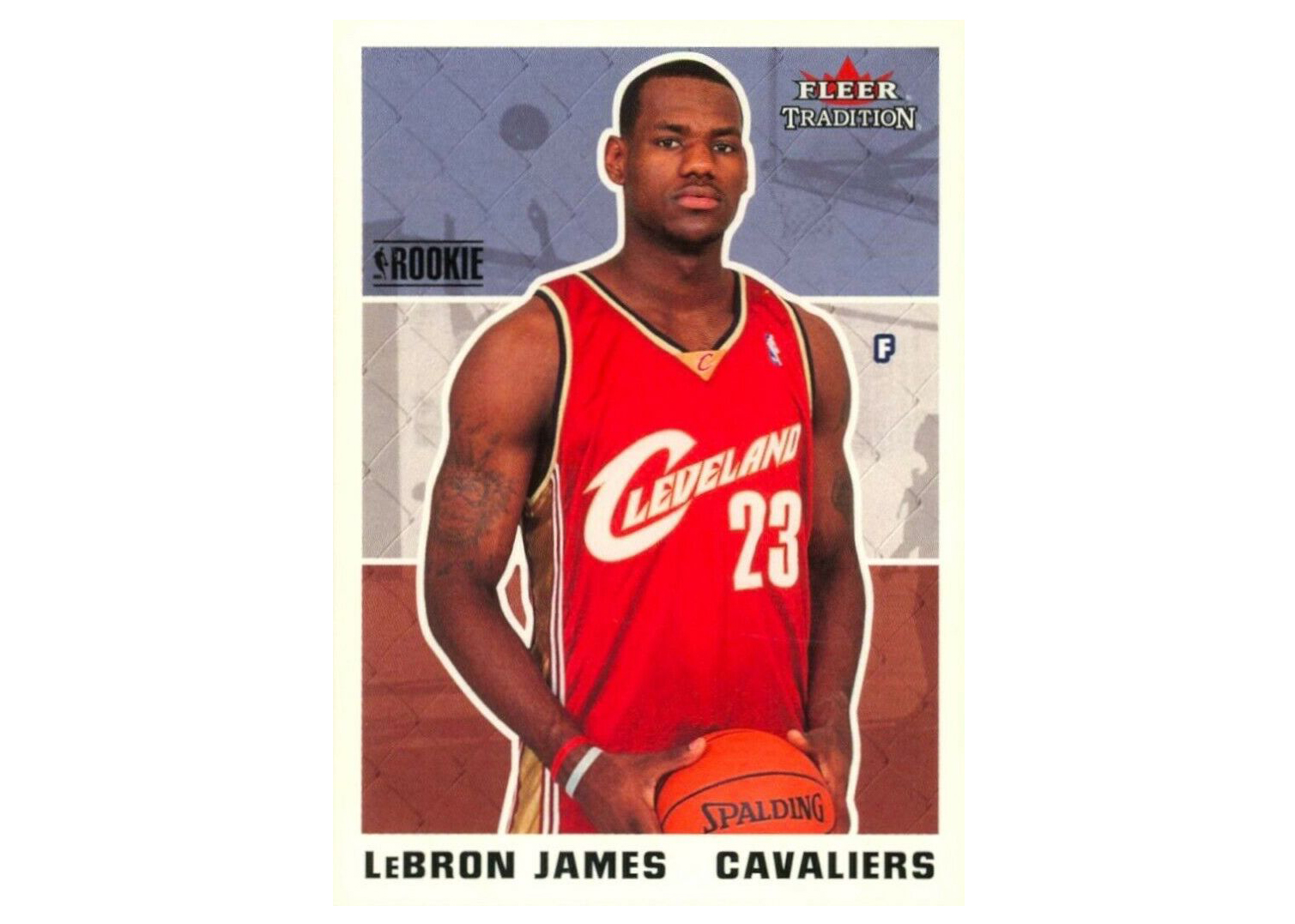 LeBron James 2003 Fleer Tradition Rookie #261 (Ungraded) - 2003 - US