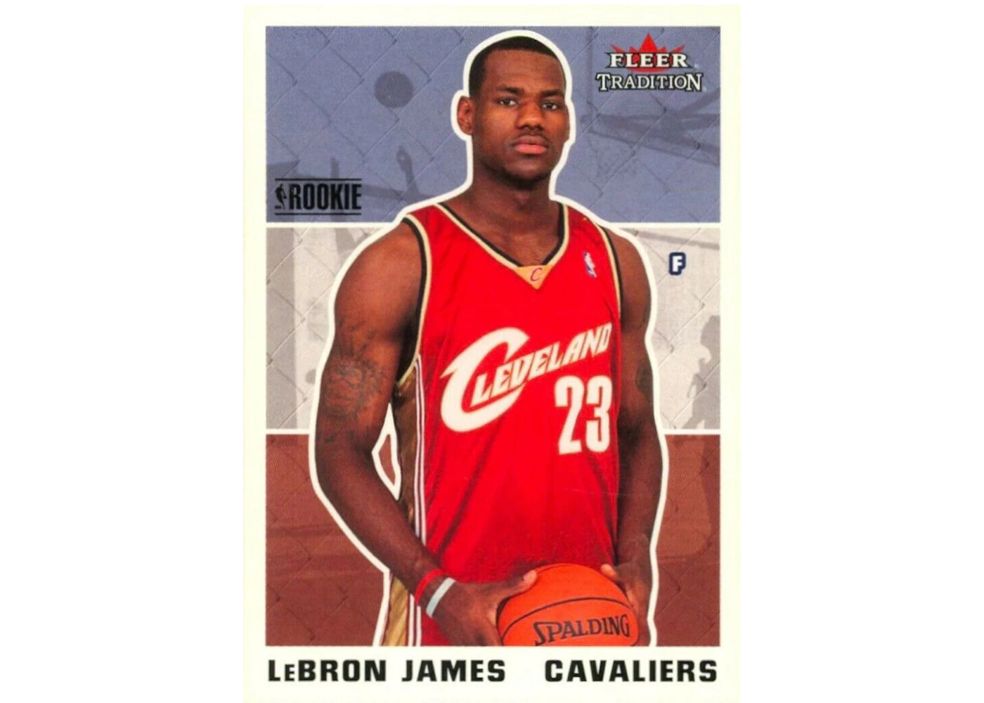 LeBron James 2003 Fleer Tradition Rookie #261 (Ungraded) - 2003 - US