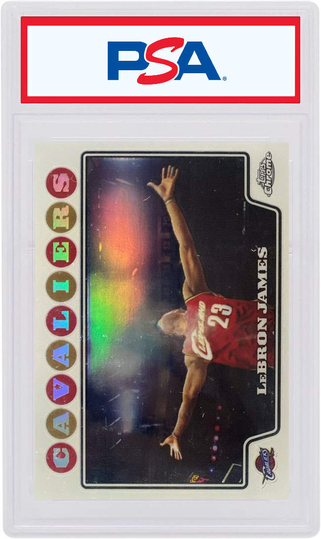 LeBron James 2008 Topps Chrome Refractor #23 - 2008 - GB