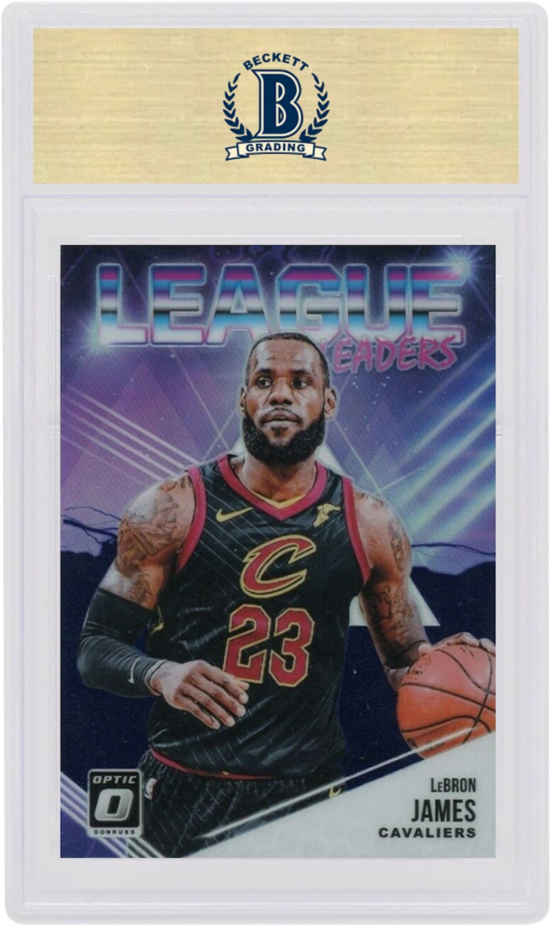 LeBron James 2018 Donruss Optic League Leaders Purple #9 - 2018 - US