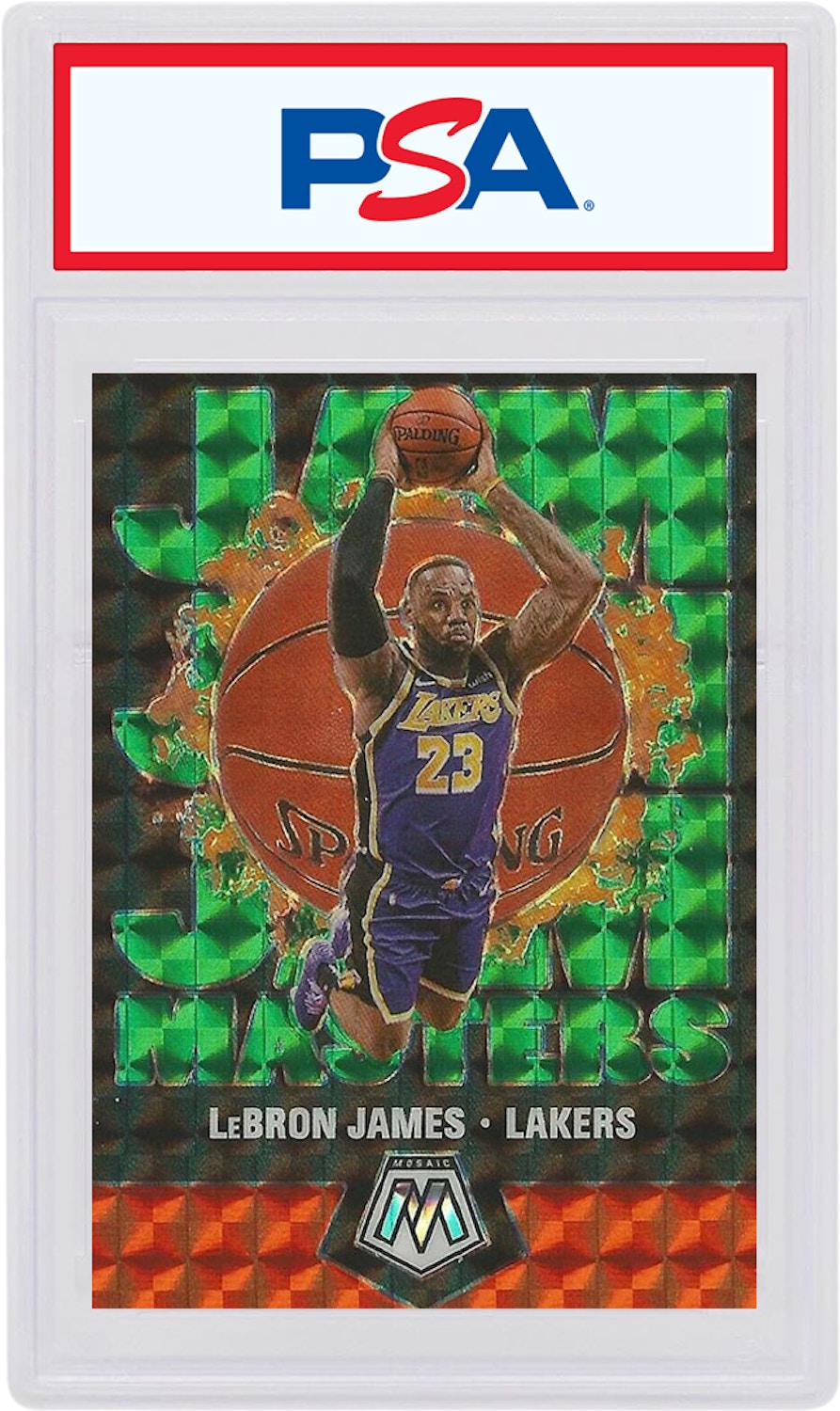 LeBron James 2019 Panini Mosaic Jam Masters Green 16 2019 LeBron James 2019 Panini Mosaic Jam Masters Green 16 2019