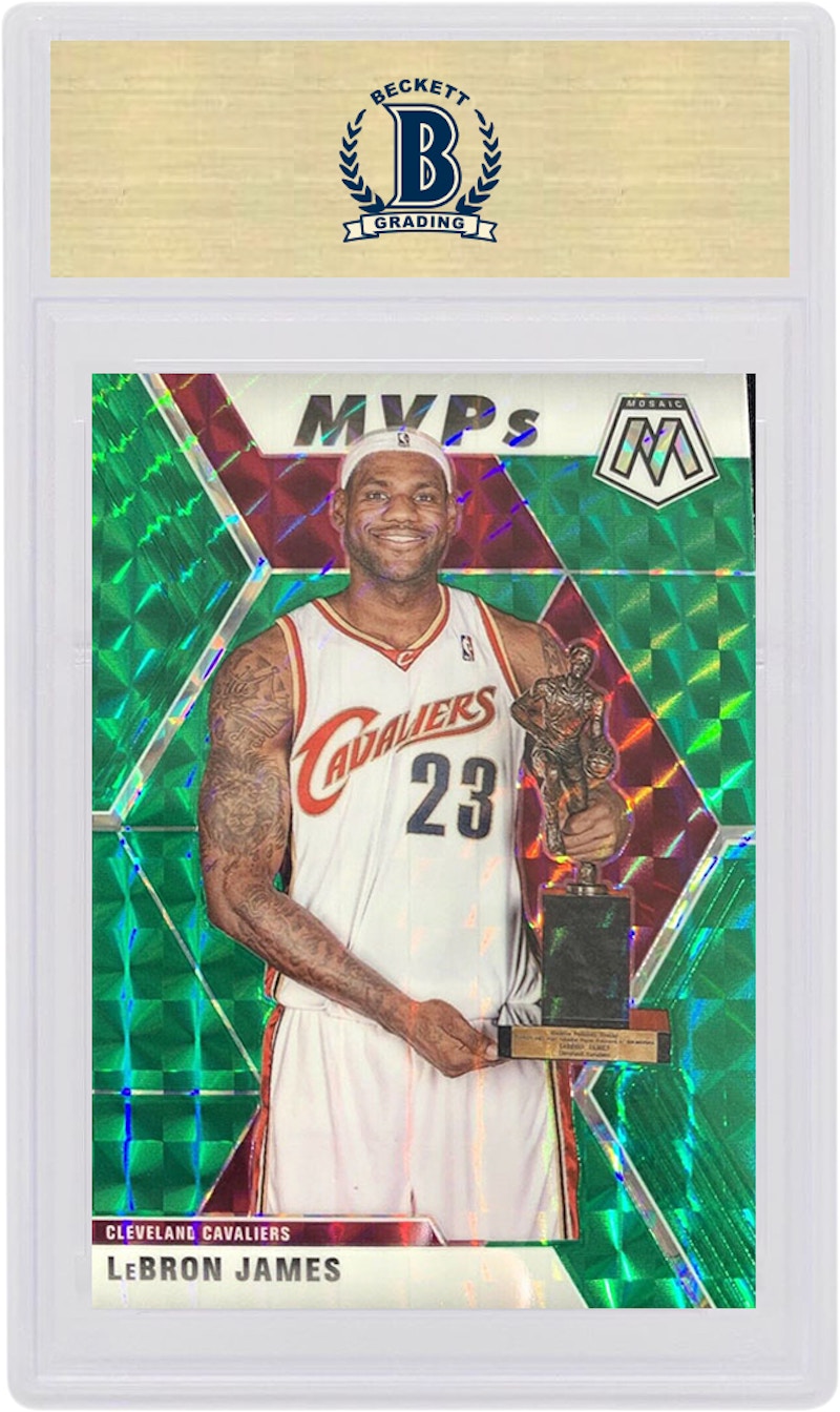 LeBron James 2019 Panini Mosaic MVP's Green #298 - 2019 - US