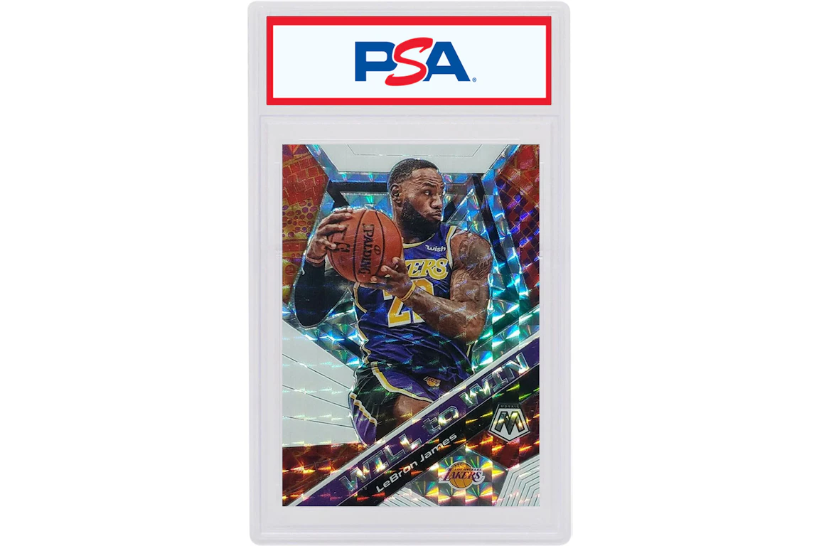LeBron James 2019 Panini Mosaic Will to Win Mosaic #7