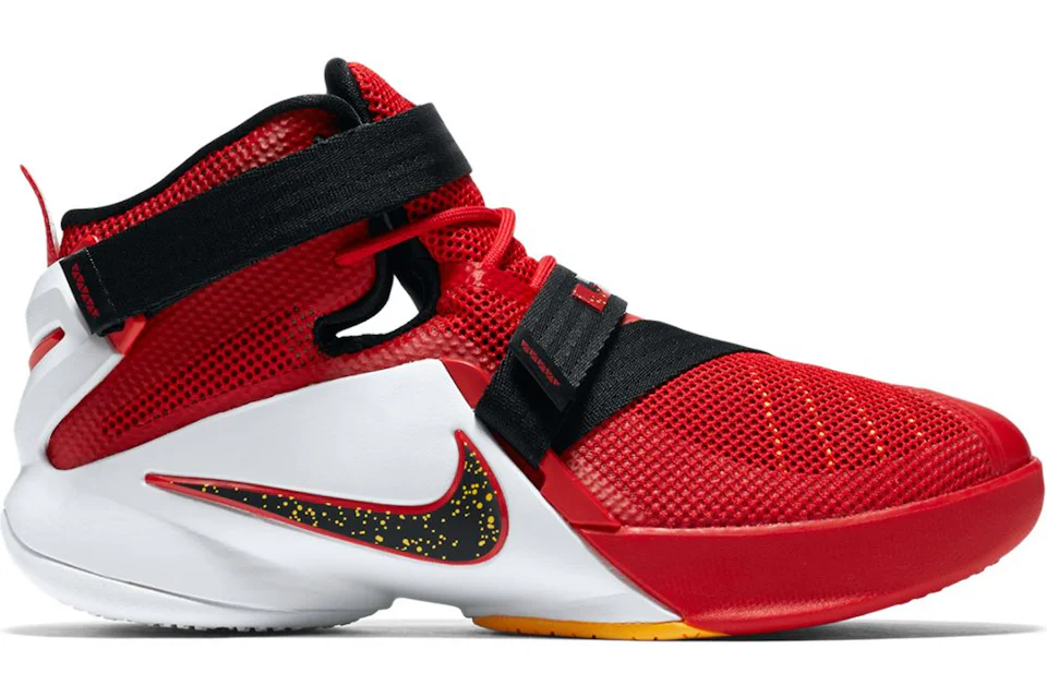 Nike LeBron Zoom Soldier 9 Red Champ GS Kids 776471 606 US