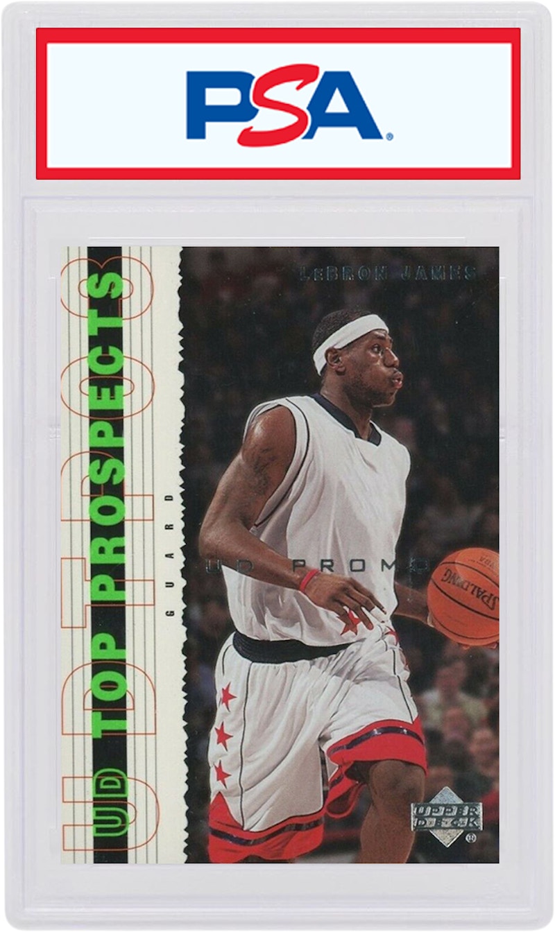 upper deck top prospects lebron james
