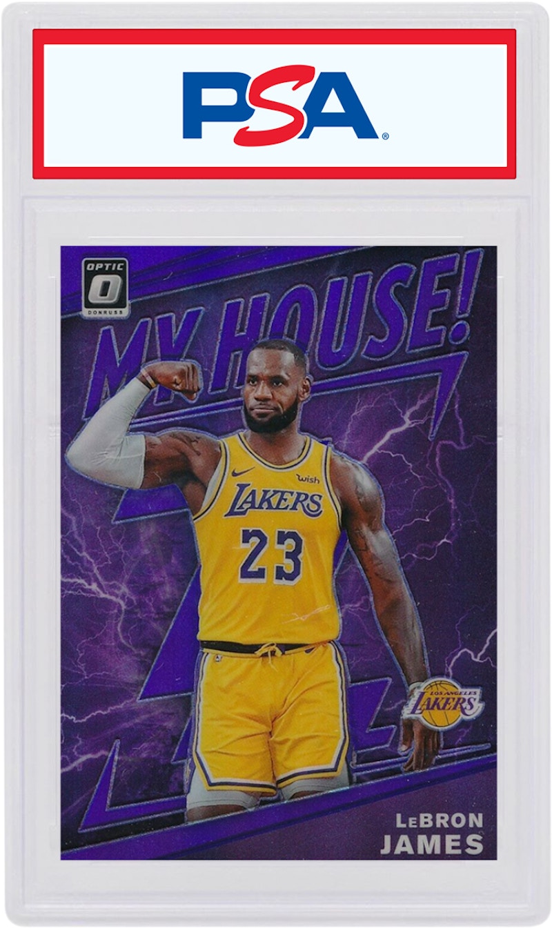 Lebron James 2019 Panini Donruss Optic My House! Purple #13 - 2019