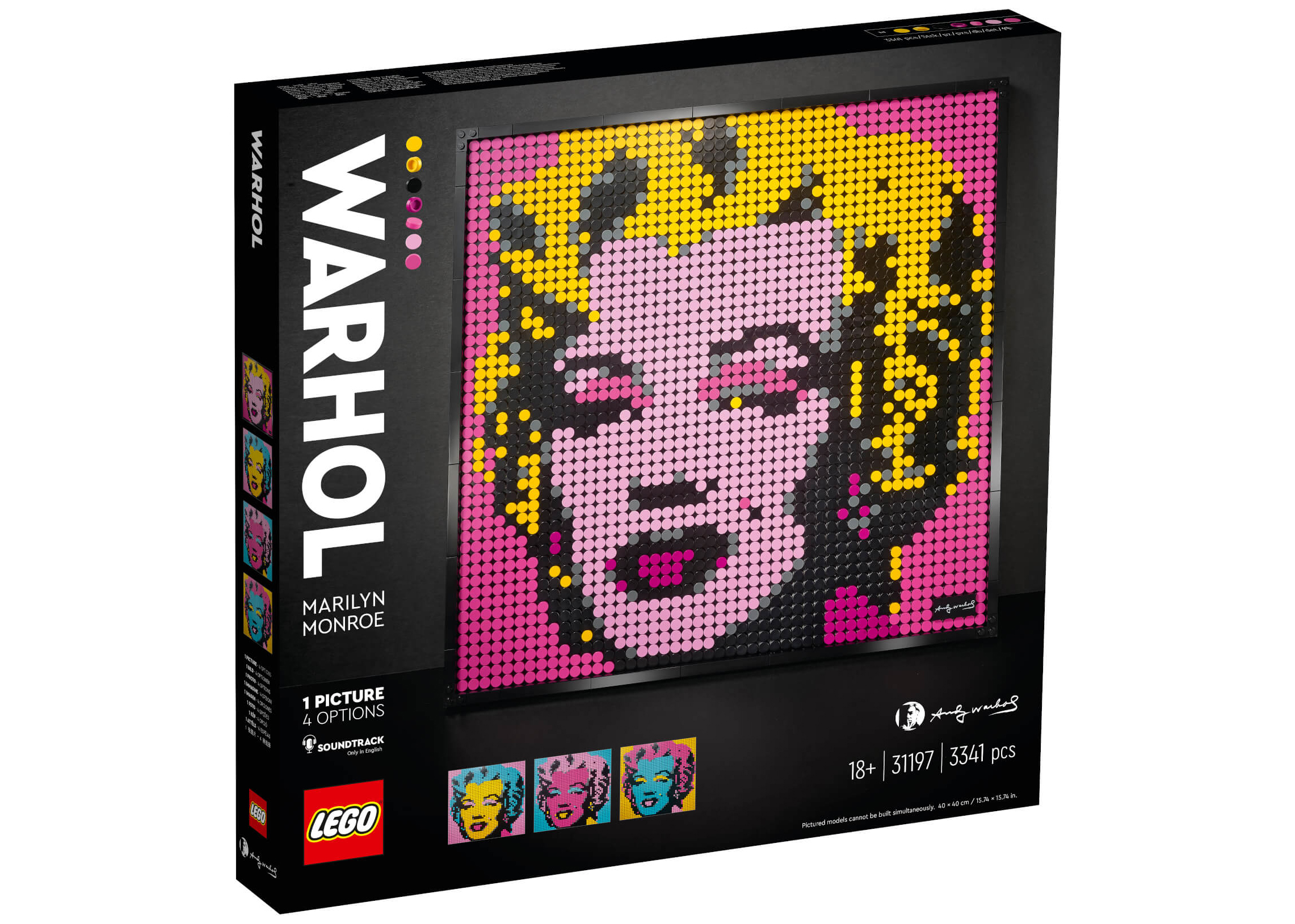 LEGO Andy Warhol Marilyn Monroe Set 31197 -