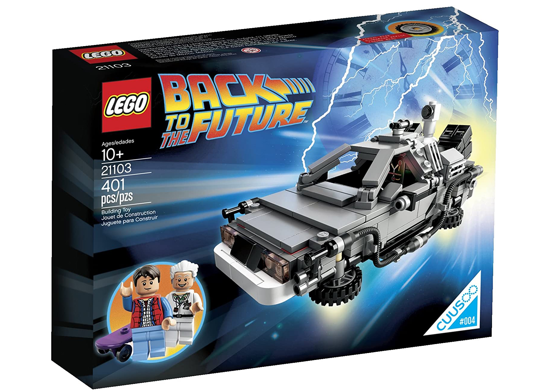 LEGO Back To The Future The DeLorean Time Machine Set 21103