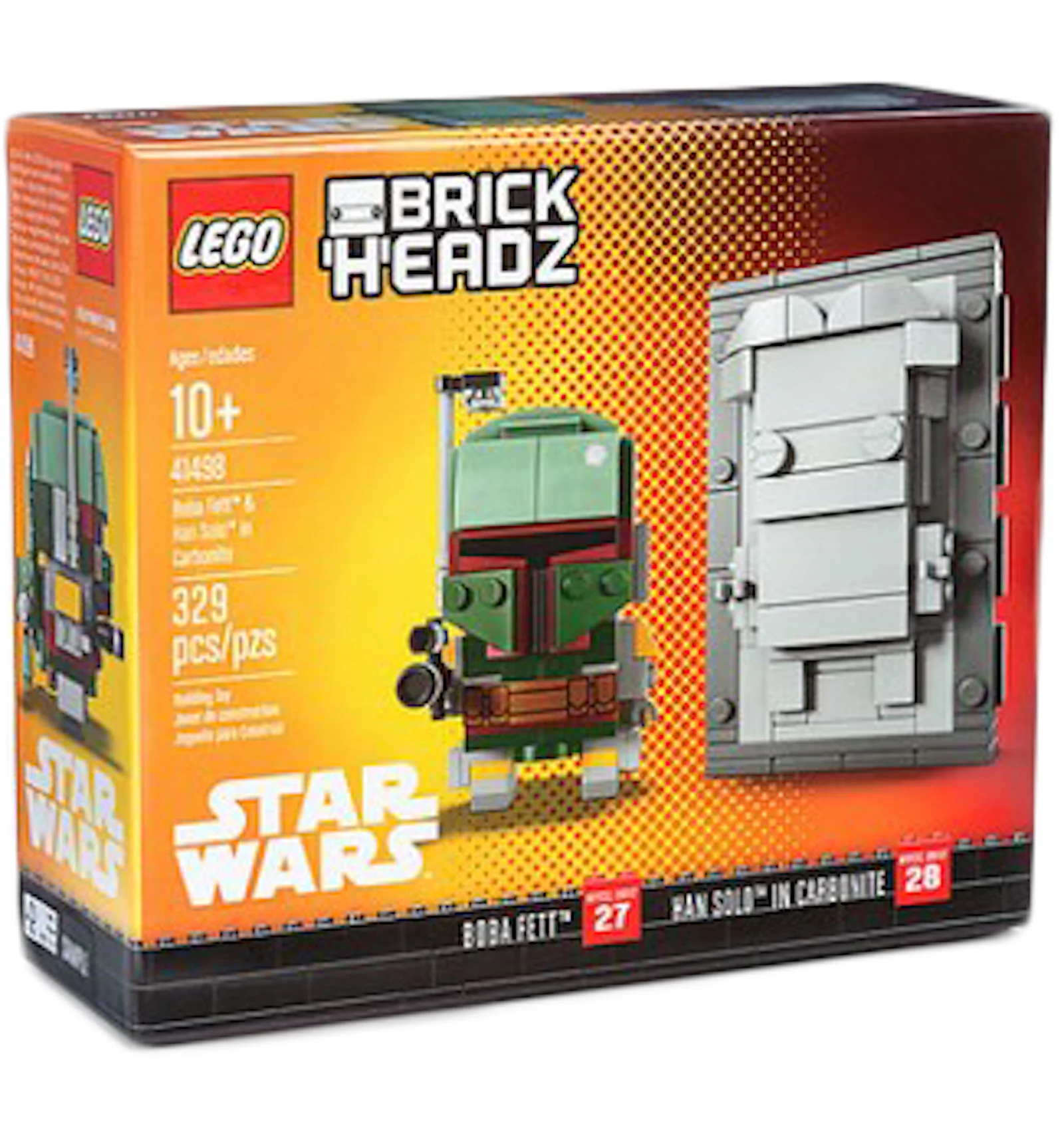 LEGO Brick Headz Boba Fett Han Solo in Carbonite NYCC 2017