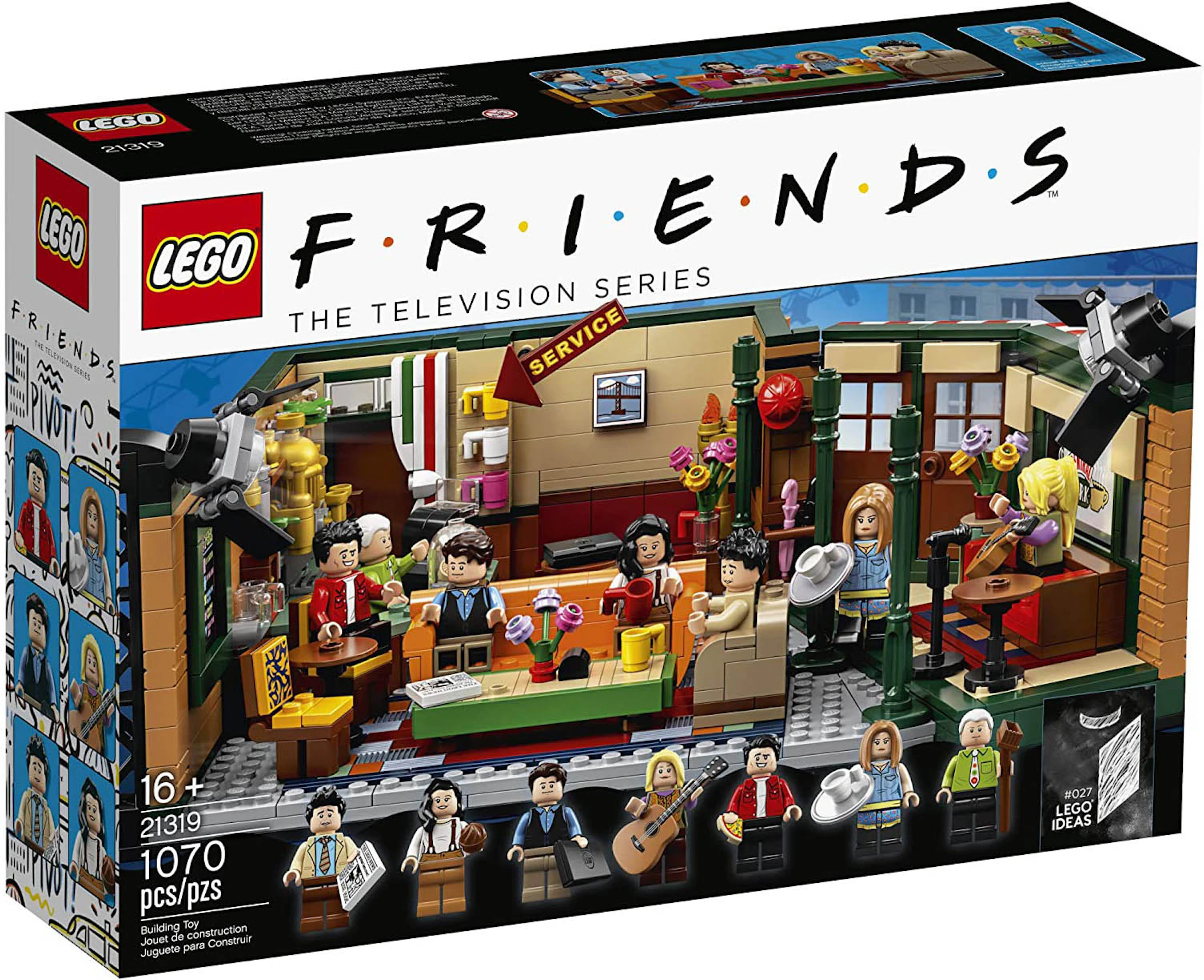 afvisning studie Tilstand LEGO Ideas FRIENDS Central Perk Set 21319 - US