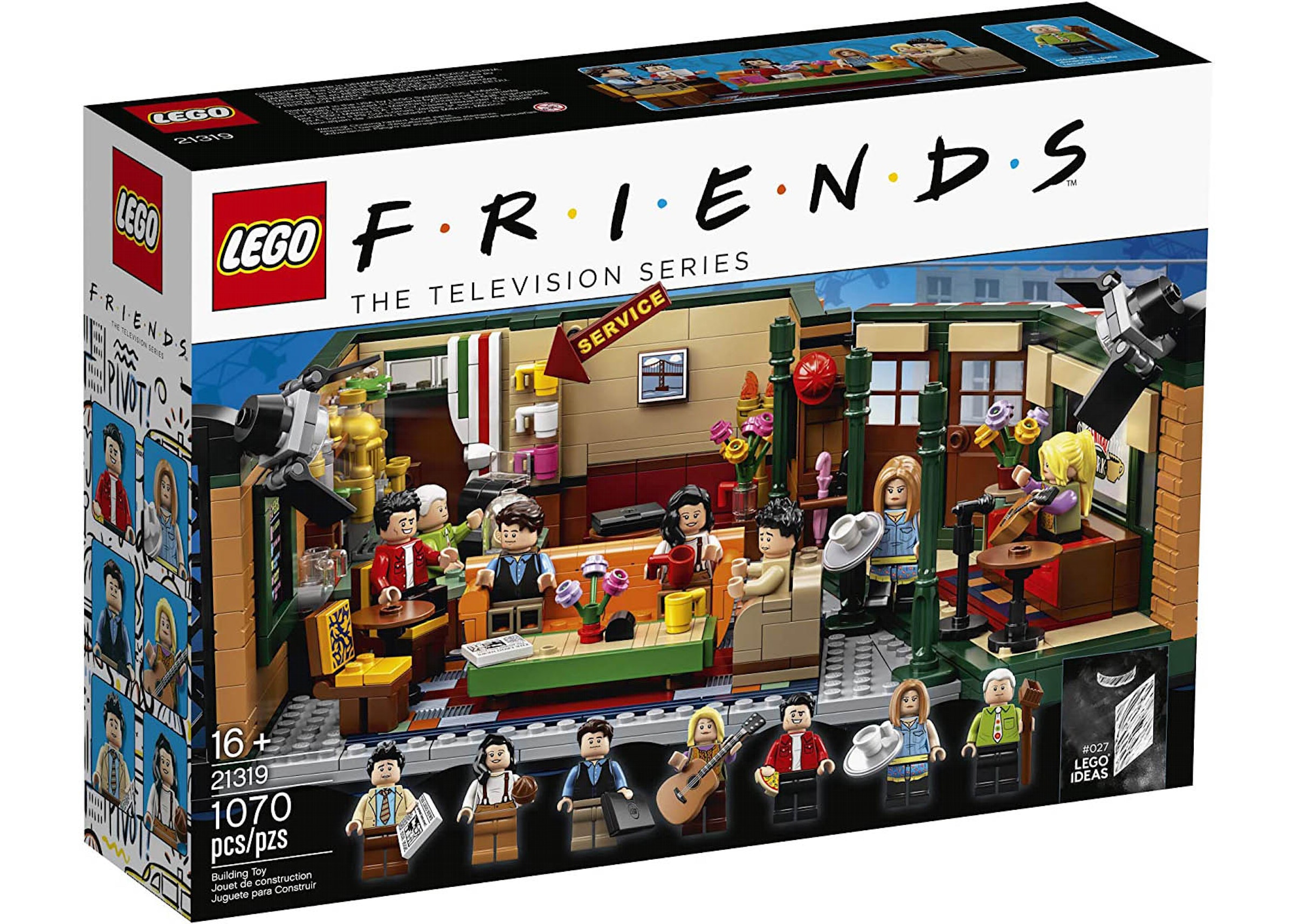 Forøge Raffinere Legende LEGO Ideas FRIENDS Central Perk Set 21319 - US
