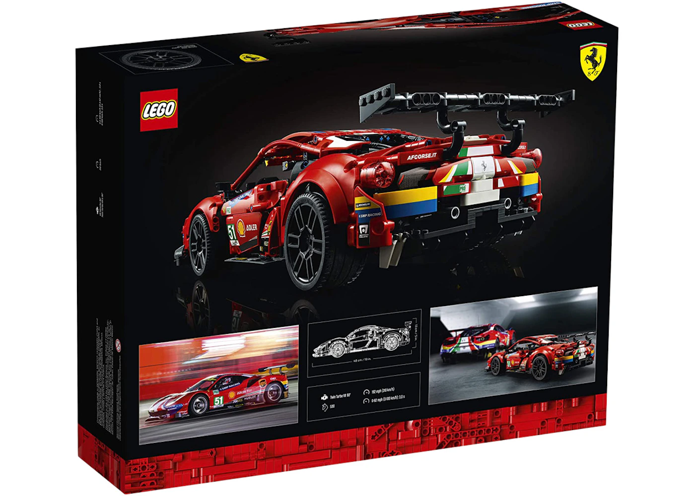 LEGO Technic Ferarri 488 GTE AF Corse #51 Set 42125 - US