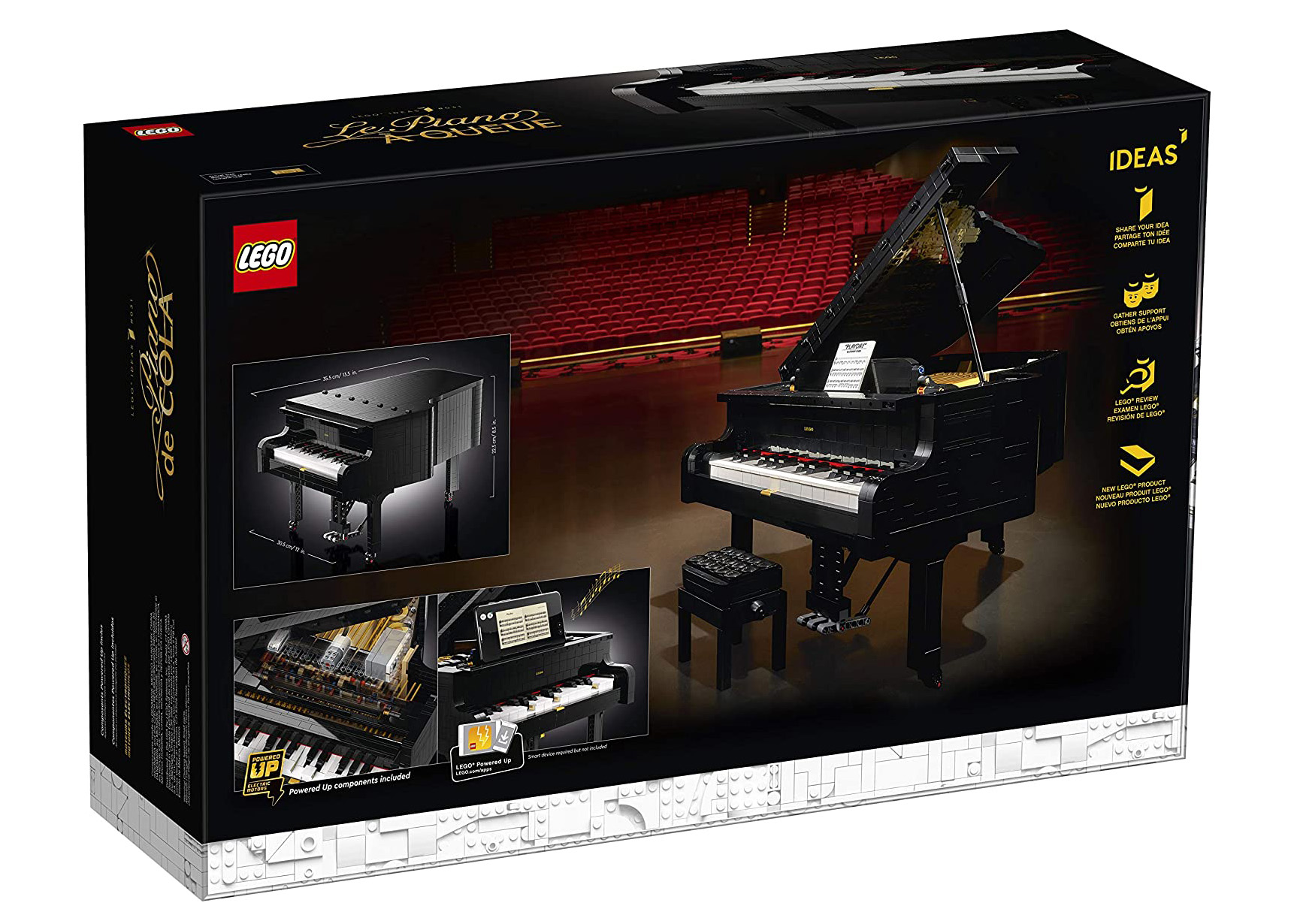 Lego ideas 2025 playable piano