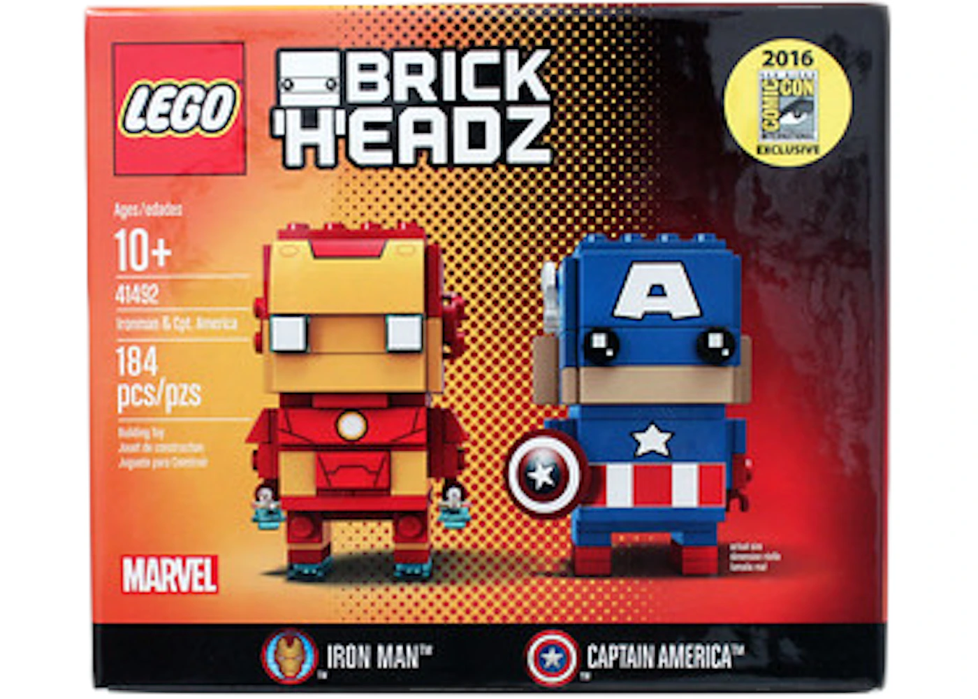 Captain america lego hot sale brickheadz