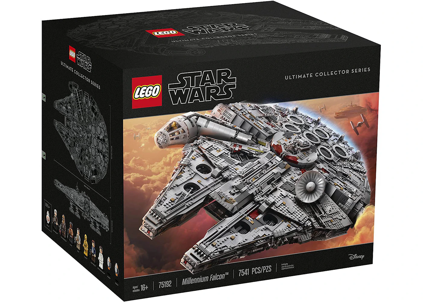 Stå op i stedet oxiderer rytme LEGO Star Wars Millennium Falcon Ultimate Collector Series Set 75192 - US