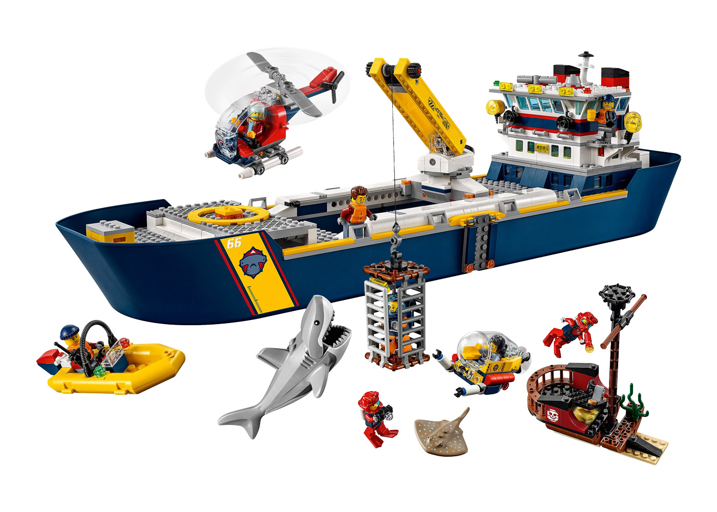 LEGO City Ocean Exploration Ship Set 60266 - US