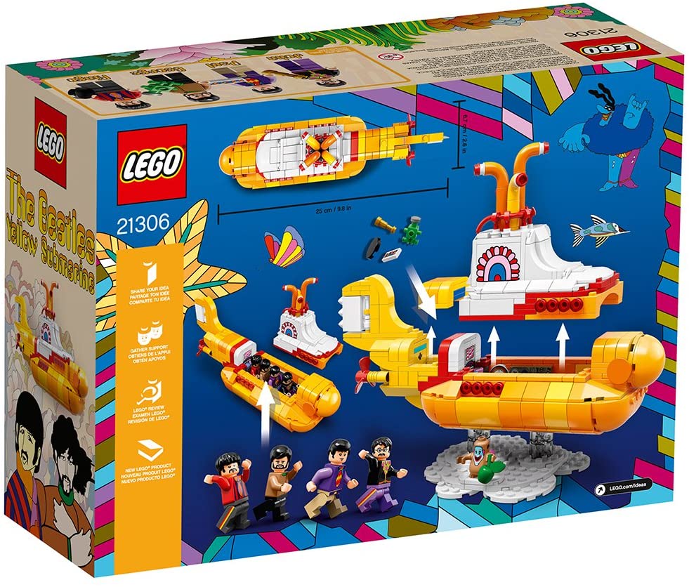 LEGO Ideas The Beatles Yellow Submarine Set 21306 - US