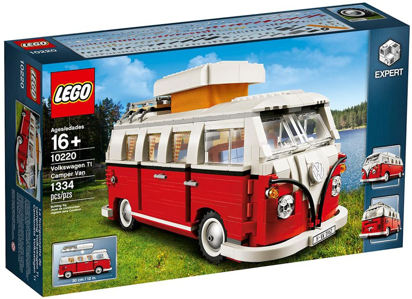 LEGO Volkswagen T1 Camper Set 10220 (1334 Piece) - US