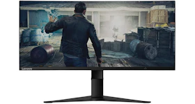 Lenovo G34w-10 34 Inch WLED Ultra-Wide Curved Gaming Monitor 66A1GCCBUS Black